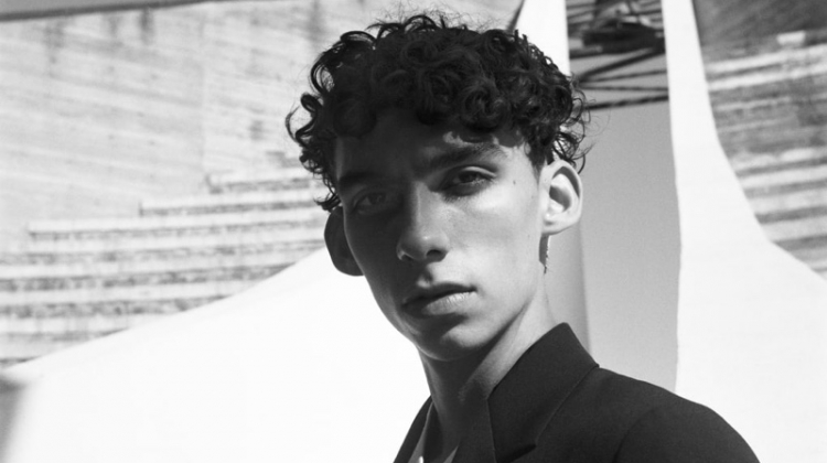 Damien Medina stars in Jil Sander's spring-summer 2020 campaign.