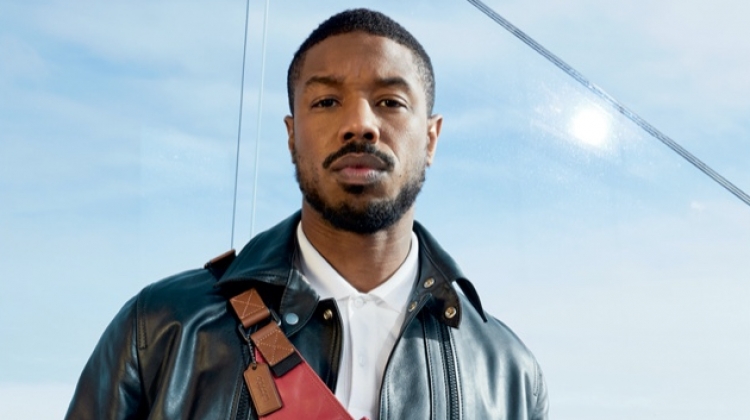 Juergen Teller photographs Michael B. Jordan for Coach's spring-summer 2020 campaign.