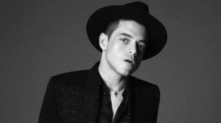 Sporting a fedora, Rami Malek stars in Saint Laurent's spring-summer 2020 campaign.