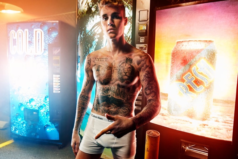 Justin Bieber Shirtless 2020 Calvin Klein Underwear Campaign