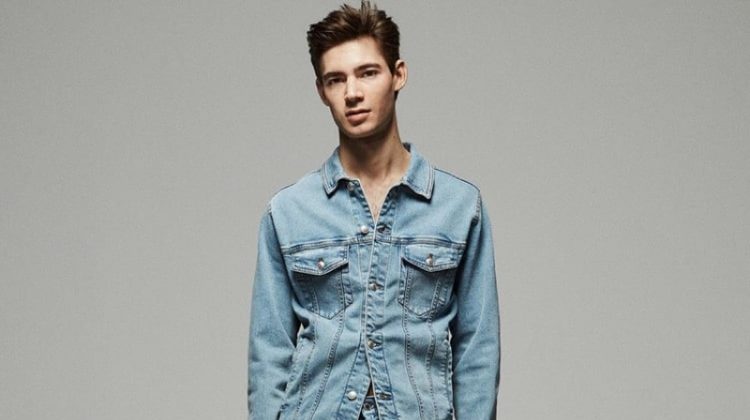 Adam Osborne sports Zara's Essential denim jeans.