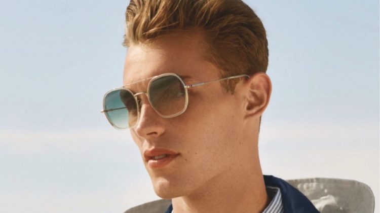 British model Kit Butler connects with Tommy Hilfiger for its spring-summer 2020 eyewear campaign.