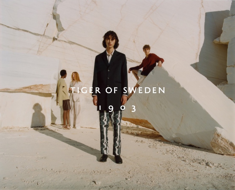 Stefan Dotter photographs Tiger of Sweden's spring-summer 2021 campaign.