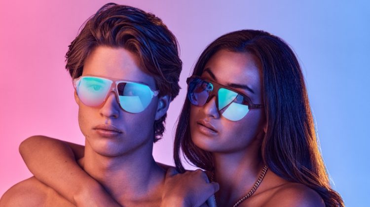 Models Harry Algar and Kawani Prenter star in the Dreamers eyewear Sleep campaign.