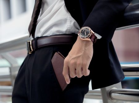 Man Putting Wallet in Pocket