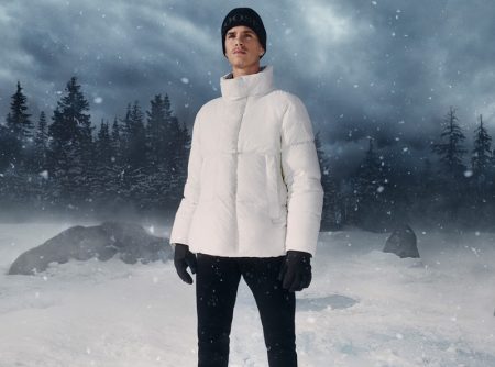 Romeo Beckham White Jacket Canada Goose 2021 Campaign