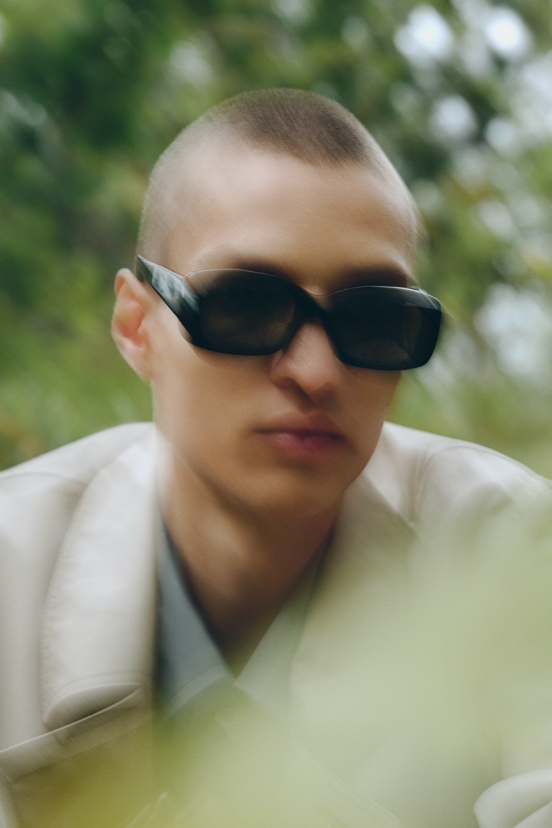 Hedvig Jenning photographs Davyd Shyn for Filippa K's spring-summer 2022 men's campaign.