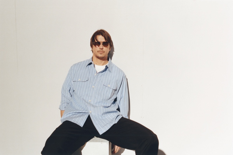 Josh Hartnett Shirt Sunglasses Farfetch Campaign 2022 Spring Summer