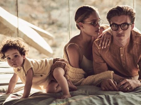 Lucky Blue Smith Model Daughter Rumble Honey Wife Nara Aziza Pellman 2022 Oliver Peoples Campaign