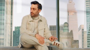 Kieran Culkin Off White Outfit Zegna Campaign 2023