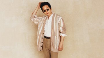 Steven Yeun Photoshoot 2023 WSJ Magazine Neutral Tones