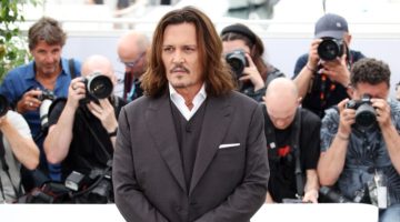 Johnny Depp wears Dior Men to the Jeanne du Barry photocall at the 76th annual Cannes film festival on May 17, 2023.