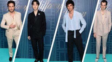 Diego Boneta, Jimin, Jacob Elordi, and Mark Ronson attend Tiffany & Co.'s New York City flagship reopening.