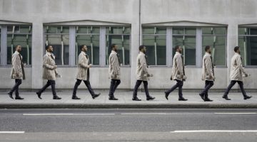 Minimalist Wardrobe Men Trenchcoat