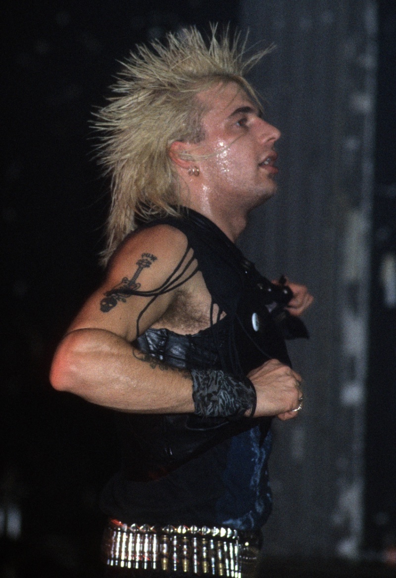 GBH Colin Abrahall Punk Spiky Hair 1986