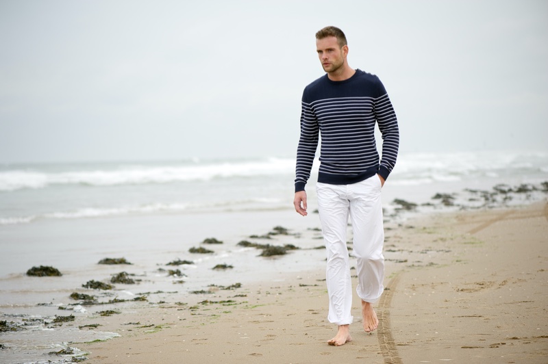 Lightweight Sweater Men Resort Style