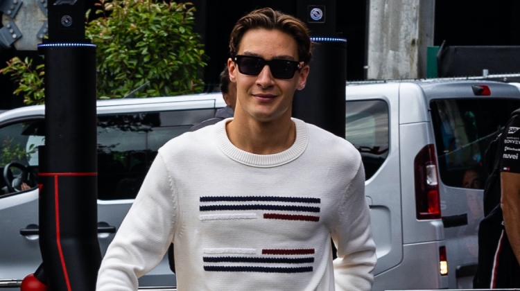 George Russell’s Fashion Pit Stop in Tommy Hilfiger