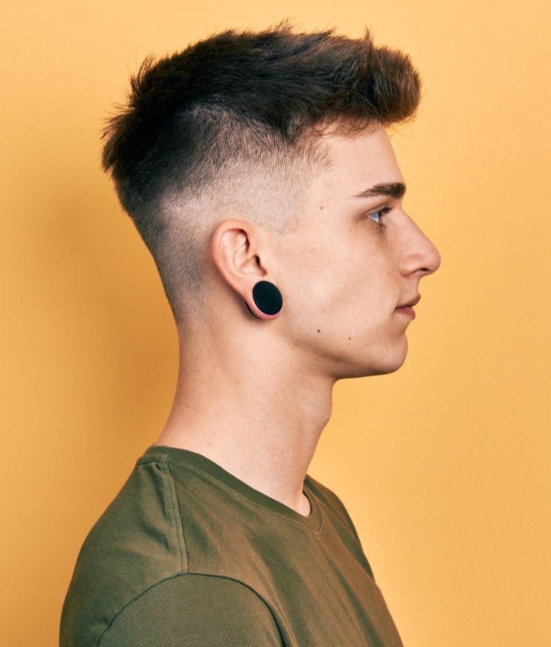 skin fade haircut textured crop