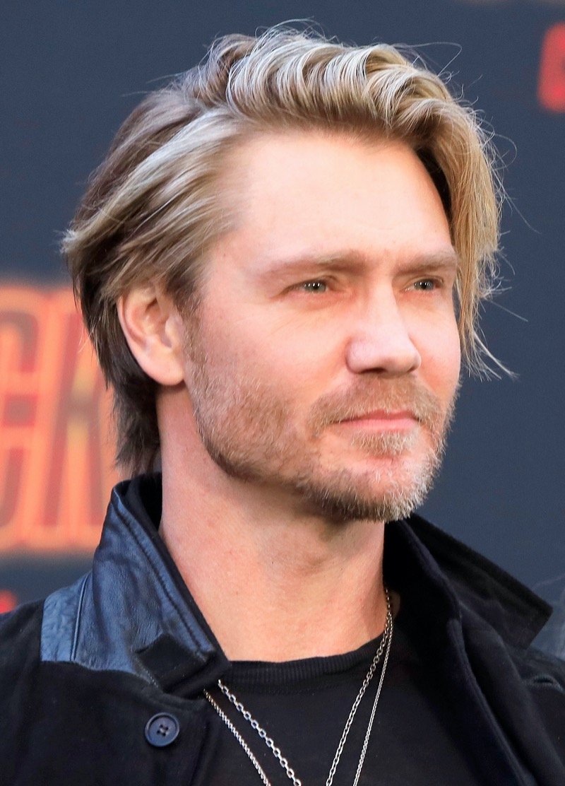 Chad Michael Murray Side Part Medium-Length Hair Heart Shaped Face