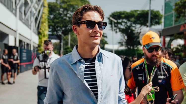 George Russell’s Preppy-Chic Fit at Singapore GP