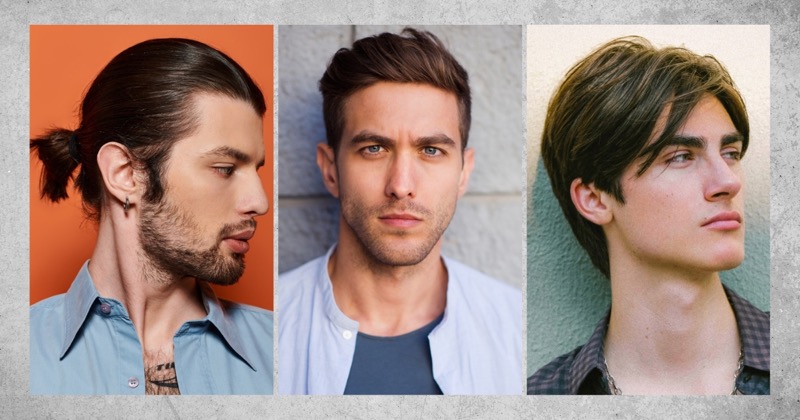 Explore popular haircuts for men with straight hair.