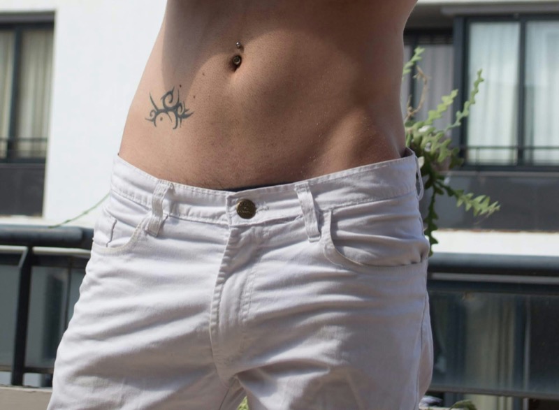 small lower abdomen tattoo